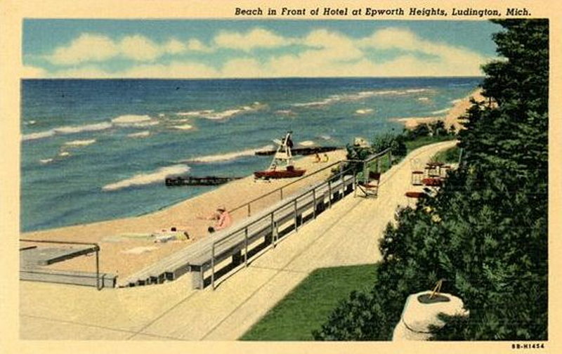 Epworth Heights Hotel - Vintage Postcard